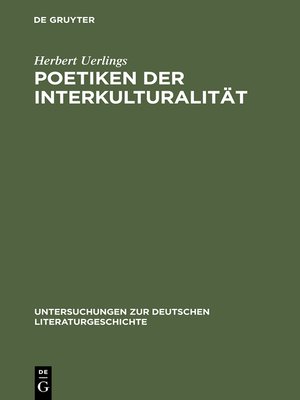 cover image of Poetiken der Interkulturalität